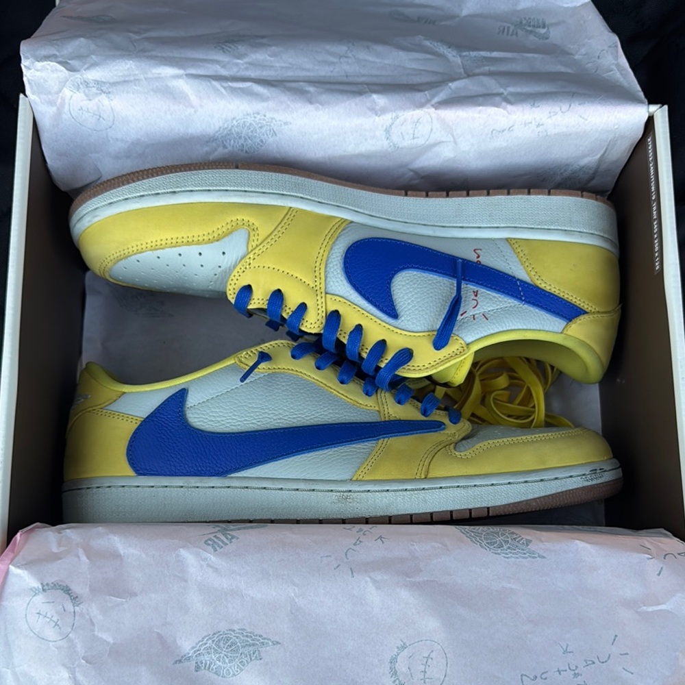 Travis Scott x Air Jordan 1 Low OG SP WMNS “Canary”